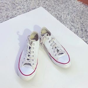 all white converses